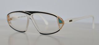 Cazal Vintage Eyeglasses - ex - display - Model 187 - Col 163 - Gold,  Black,  Blue,  White 3