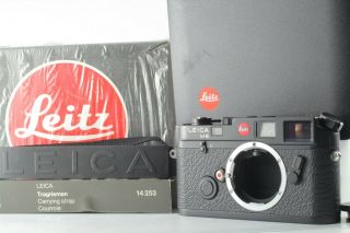 Rare【mint In Box】 Leica M6 Black Rangefinder Body Classci Leitz Wetzlar Gmbh 320