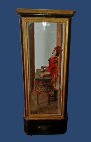 Antique French Magic Automaton Mechanic 1880´s Wood Bronze Leopold Lambert Rare 4