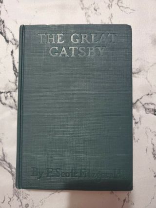 The Great Gatsby (first Edition/first Printing) 1925 F.  Scott Fitzgerald Rare
