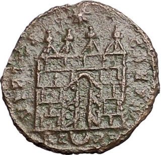 Constantine Ii Constantine The Great Son Ancient Roman Coin Camp Gate I55765