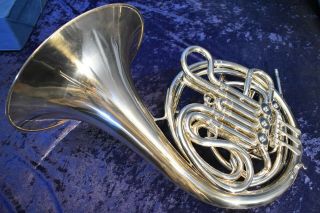 Vintage Conn 8d Double French Horn W/case,  Mouthpiece