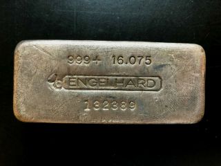 Very Rare 1/2 Kg (16.  075 Oz) Silver Engelhard Bar | 50 Minted
