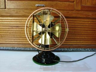 Antique Electric Fan with Coleman Deflector Extremely Rare and Delightful Item 8