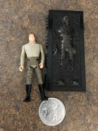 Vintage Loose 1984 Kenner Star Wars Han Solo Carbonite (potf)
