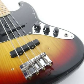 1977 Vintage Fender Jazz Bass w/ Bartolini Pickups 2 Grey Bottoms READ 12