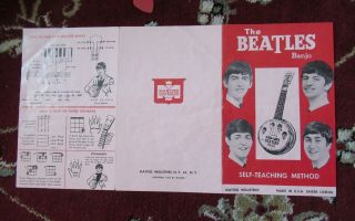 Beatles INCREDIBLE VINTAGE 1964 ' BEATLES BANJO ' IN FANTASTIC 10