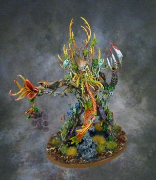 Warhammer Age Of Sigmar Sylvaneth Treelord Ancient M1 Pro - Painted
