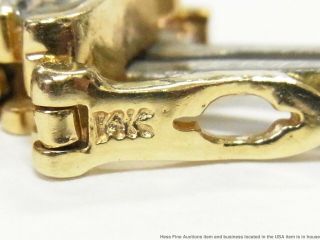 8ctw White Diamond Bracelet 14k Gold Ladies Vintage Tennis 6.  75in Long 6