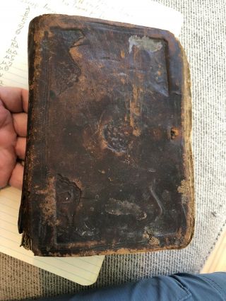 Rare Ancient Coptic African / Middle Eastern Handwritten Prayer Book 2