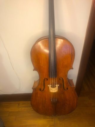 Antique old cello made by Emil Baltensperger 1906 2