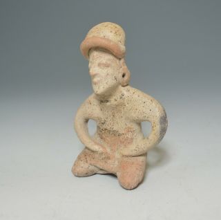 Pre Columbian Ancient Mexico Nayarit Figure,  Bc 200 – Ad 200