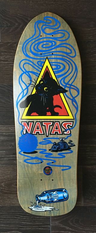 Nos Natas Kitten Vintage Skateboard Deck Santa Cruz Sma