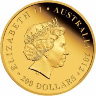 2012 AUSTRALIAN OLYMPIC TEAM 2oz GOLD PROOF COIN LIMITED MINTAGE OF 30 EX RARE 2