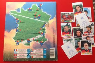 Vintage Panini WORLD CUP France 1998 FOOTBALL STICKER ALBUM 90 Complete 2