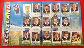 Vintage Panini WORLD CUP France 1998 FOOTBALL STICKER ALBUM 90 Complete 7