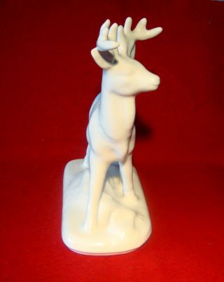 RARE VINTAGE BLUE MOUNTAIN POTTERY WHITE DEER LIMITED FIGURINE STICKER 2