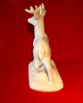 RARE VINTAGE BLUE MOUNTAIN POTTERY WHITE DEER LIMITED FIGURINE STICKER 4