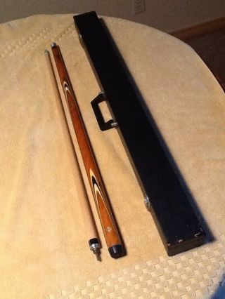 Vintage Camaa ? Custom Pool Cue And Case A Beauty