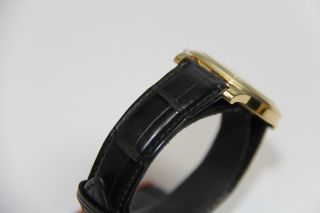 TIFFANY & CO.  MARK ROUND (RARE) SOLID 18K GOLD DATE MENS GENT.  WATCH RET.  $4300 10
