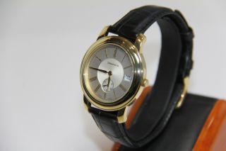 TIFFANY & CO.  MARK ROUND (RARE) SOLID 18K GOLD DATE MENS GENT.  WATCH RET.  $4300 6