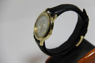 TIFFANY & CO.  MARK ROUND (RARE) SOLID 18K GOLD DATE MENS GENT.  WATCH RET.  $4300 7
