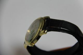 TIFFANY & CO.  MARK ROUND (RARE) SOLID 18K GOLD DATE MENS GENT.  WATCH RET.  $4300 8