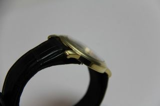 TIFFANY & CO.  MARK ROUND (RARE) SOLID 18K GOLD DATE MENS GENT.  WATCH RET.  $4300 9