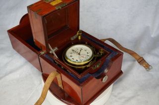 Russian Marine Chronometer With Both Boxes