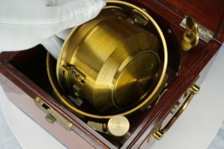 Russian Marine Chronometer with both boxes 2