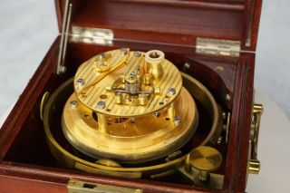 Russian Marine Chronometer with both boxes 6