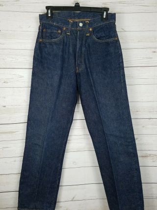 Vintage 50s Levis 501xx Big E Jeans Selvedge Redline Hidden Rivet True Vintage