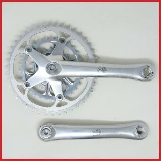 Campagnolo Record Or Crankset 175mm Vintage Square Taper 7s Speed Triple Mtb Atb