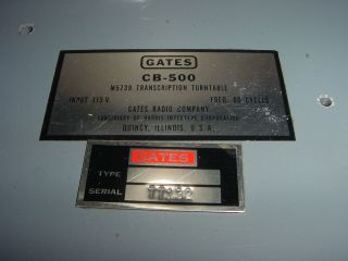 Vintage Gates Broadcast CB - 500 16 