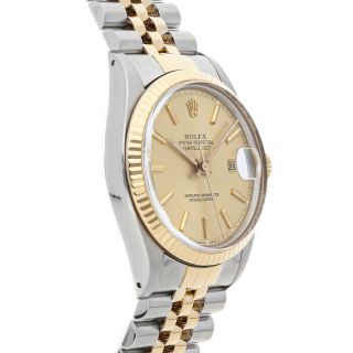 Rolex Datejust Auto 36mm Steel Yellow Gold Mens Jubilee Bracelet Watch 16013 4