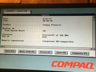Vintage Compaq Presario 4170ES Desktop PC Pentium 166MHz 2 GB HD 4