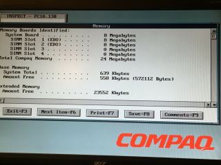 Vintage Compaq Presario 4170ES Desktop PC Pentium 166MHz 2 GB HD 5