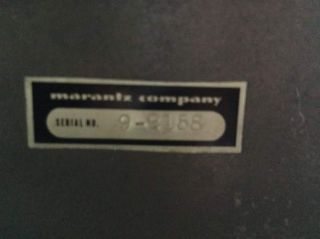 2 x Marantz Model 9 Mono Block Power Amplifiers Vintage Mono Tube Amps 11