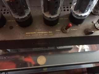 2 x Marantz Model 9 Mono Block Power Amplifiers Vintage Mono Tube Amps 9