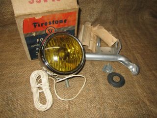 Nos Vintage Guide Blc Firestone Accessory Fog Light Lamp Gm Ford