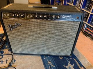 1966 Fender Vibrolux Reverb Blackface Vintage Amp