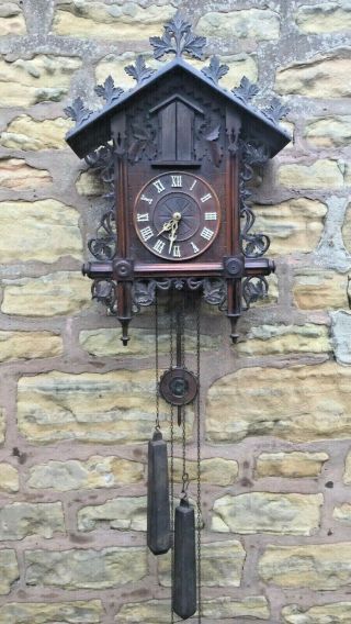 Antique Black Forest “trumpeter” Cuckoo Clock