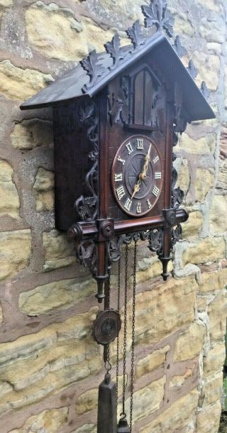 Antique Black Forest “Trumpeter” Cuckoo Clock 3