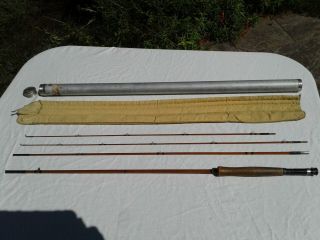 Heddon Bamboo Fly Fishing Rod 17 8 1/2 ' - 2 1/2 F 4