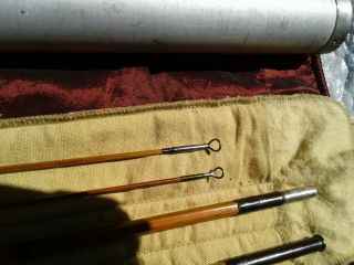 Heddon Bamboo Fly Fishing Rod 17 8 1/2 ' - 2 1/2 F 5