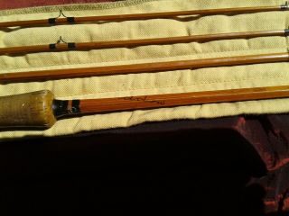 Heddon Bamboo Fly Fishing Rod 17 8 1/2 ' - 2 1/2 F 6