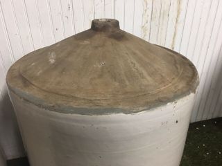 ANTIQUE RED WING POTTERY 25 Gallon Crocks,  RARE 30” Tall Planter Funnel Bottom 11