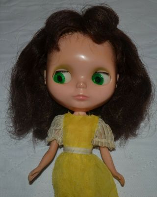 Vintage 1972 Kenner Blythe Doll Brunette Eyes Change Colors