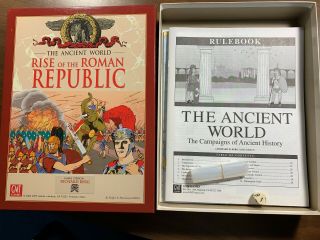 The Ancient World Vol I Rise Of The Roman Republic Game By Gmt Games