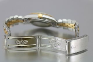 Rolex DateJust Stainless Steel & 18K Gold Vintage 36mm Watch 16013 Jubilee 6